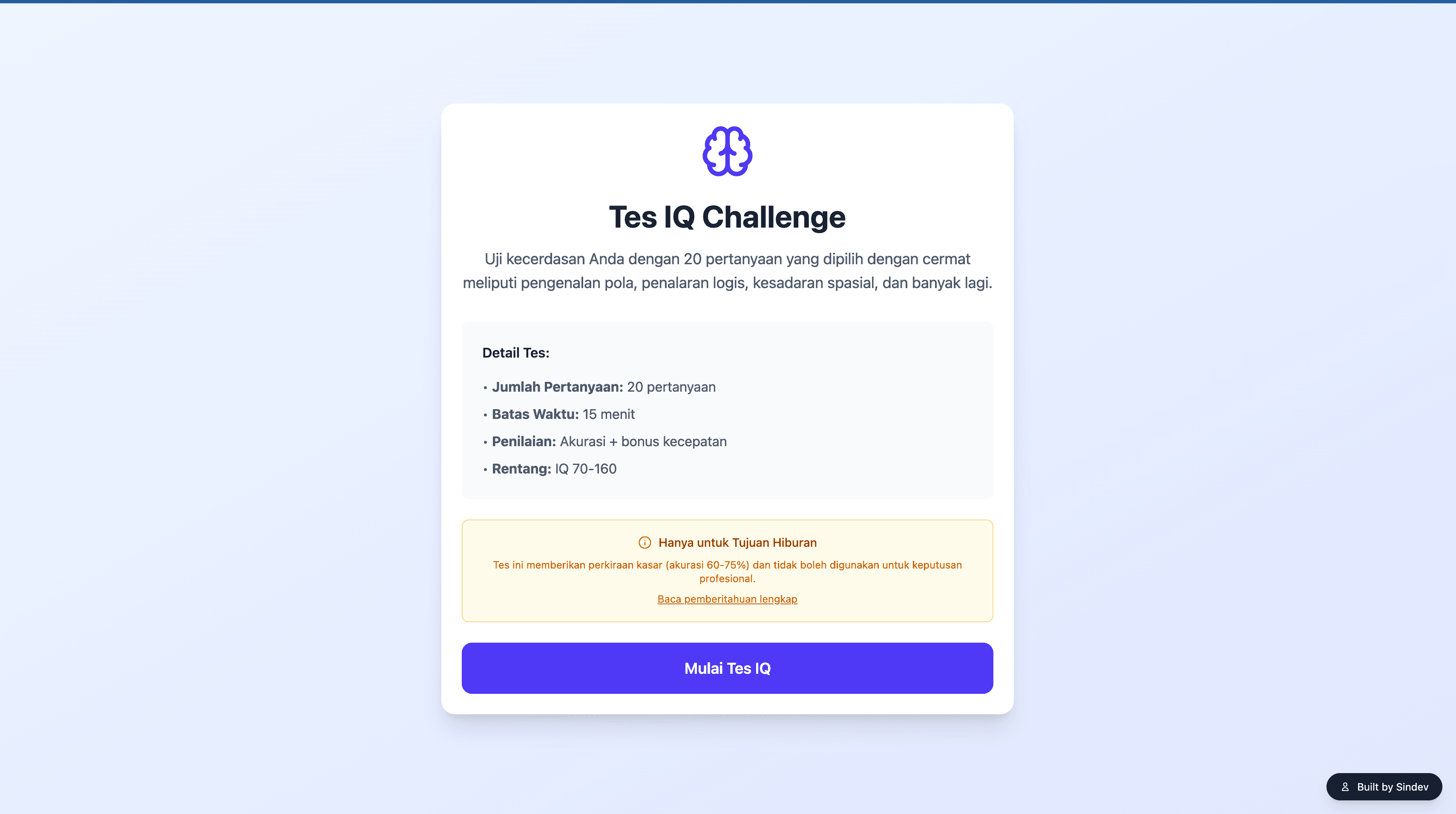 IQ Test - Just for fun